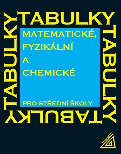 Kniha Matematické, fyzikální a chemické tabulky pro střední školy L. Drábová