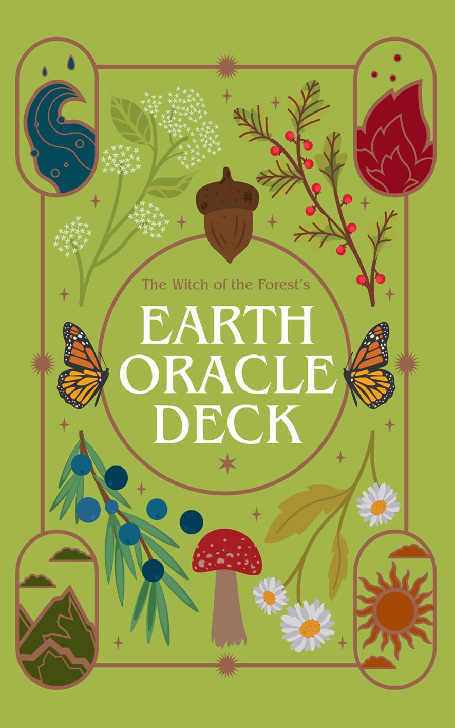 Έντυπα WITCH OF THE FORESTS EARTH ORACLE DECK SQUIRE LINDSAY