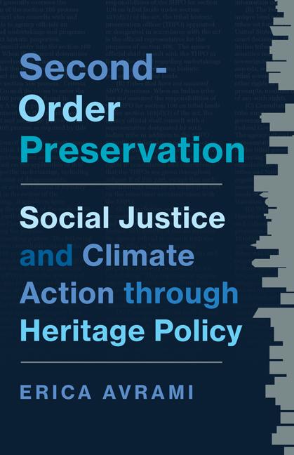 Knjiga Second-Order Preservation Erica Avrami