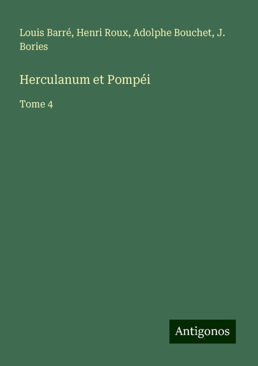 Knjiga Herculanum et Pompéi Henri Roux