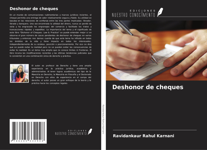 Knjiga Deshonor de cheques 