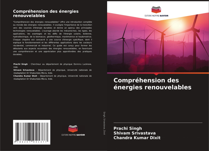 Knjiga Compréhension des énergies renouvelables Shivam Srivastava