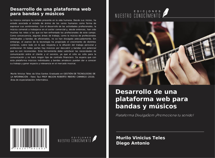 Libro Desarrollo de una plataforma web para bandas y músicos Diego Antonio