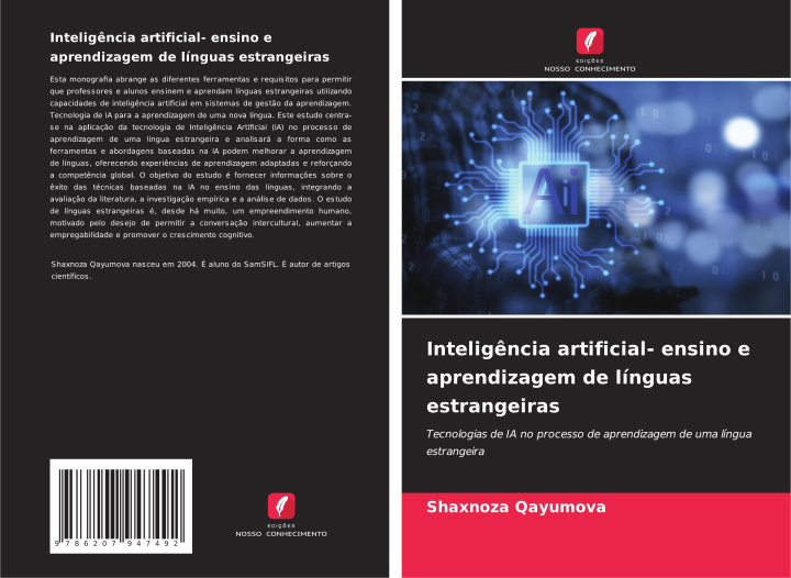 Βιβλίο Intelig?ncia artificial- ensino e aprendizagem de línguas estrangeiras Shaxnoza Qayumova
