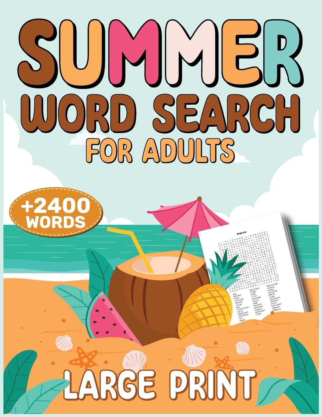 Βιβλίο Summer Word Search for Adults Laura Bidden