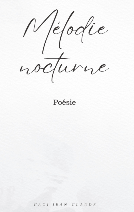Boek Mélodie Nocturne Caci