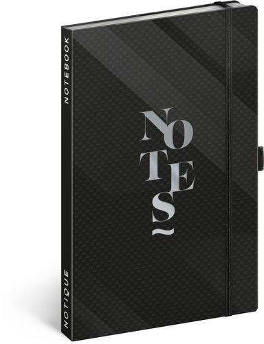 Buch Notes Elegantný, linajkovaný, 13 × 21 cm 