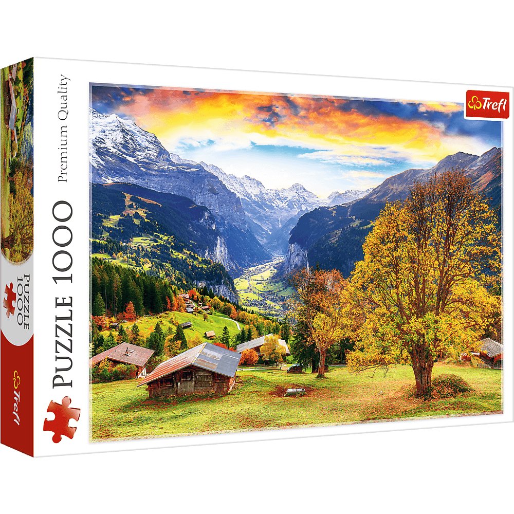 Kniha Puzzle 1000 Malownicza alpejska wioska 