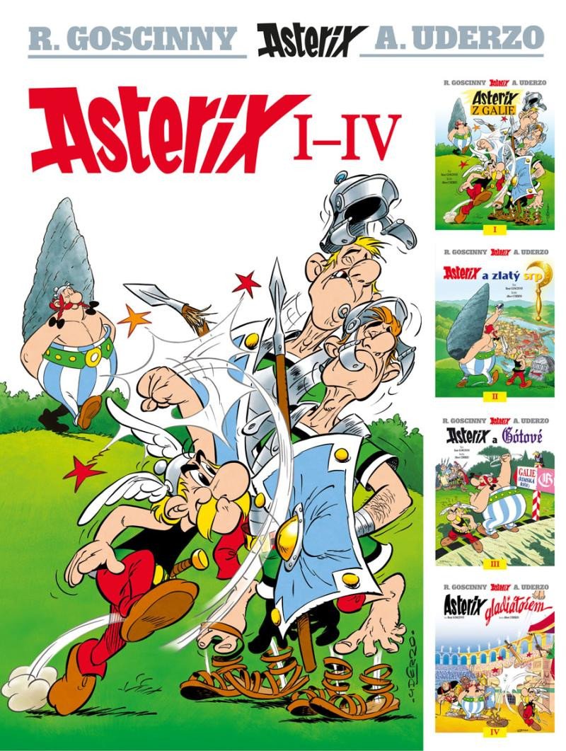 Boek Asterix I-IV Jan Dedek