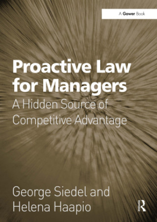Книга Proactive Law for Managers Helena Haapio