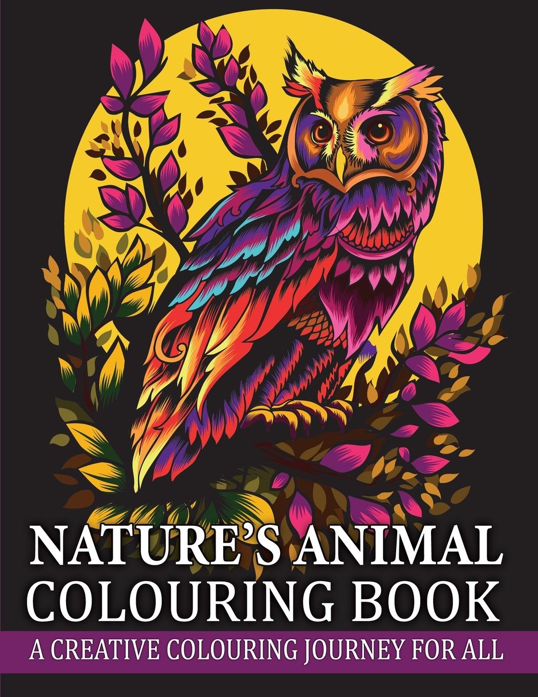 Buch Nature's Animal Colouring Book Icons Media Publishing