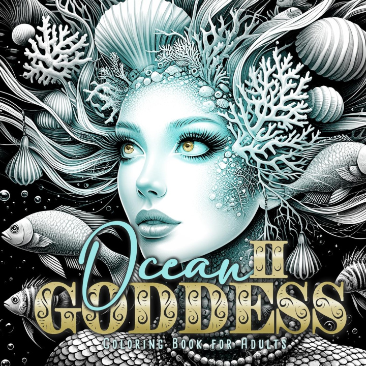 Βιβλίο Ocean Goddess Coloring Book for Adults 2 Monsoon Publishing