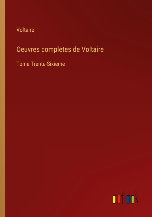 Βιβλίο Oeuvres completes de Voltaire 
