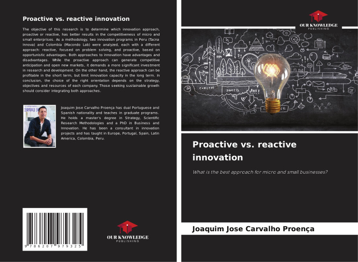 Knjiga Proactive vs. reactive innovation Joaquim Jose Carvalho Proença