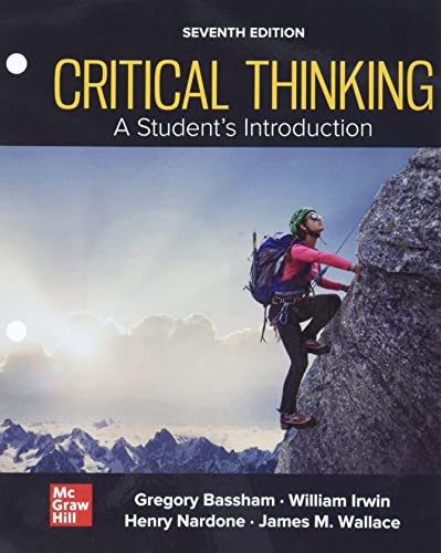 Book Looseleaf for Critical Thinking Irwin