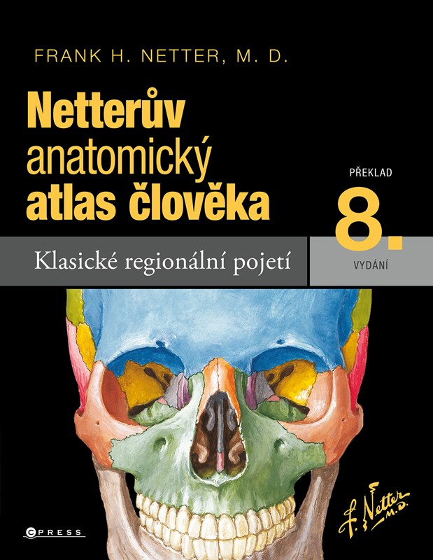 Książka Netterův anatomický atlas člověka Frank H. Netter