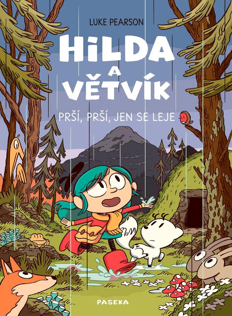 Livre Hilda a Větvík - Prší prší, jen se leje Luke Pearson