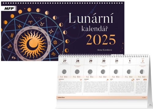 Calendrier/agenda Lunární kalendář 2025 - stolní kalendář 