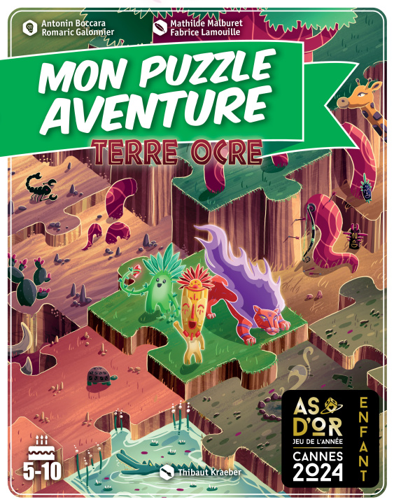 Libro Mon Puzzle Aventure : Terre Ocre Malburet