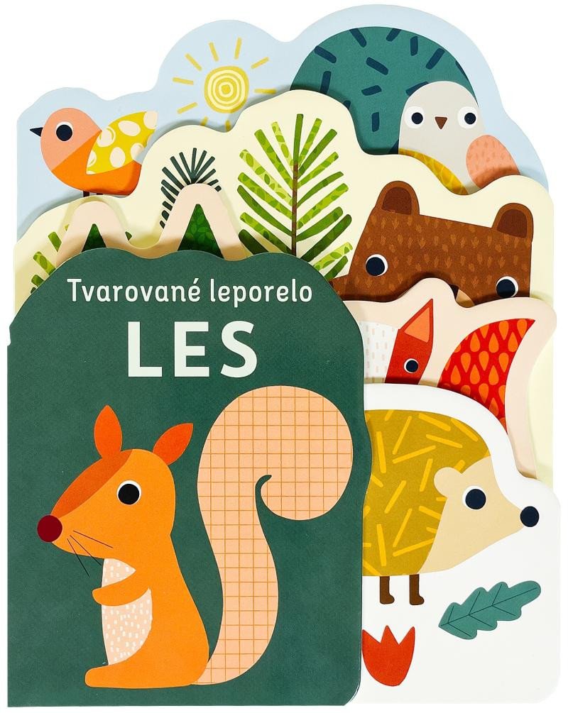 Buch Tvarované leporelo Les Sally Payne