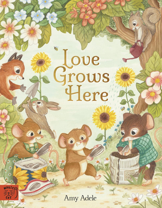 Carte Love Grows Here Amy Adele