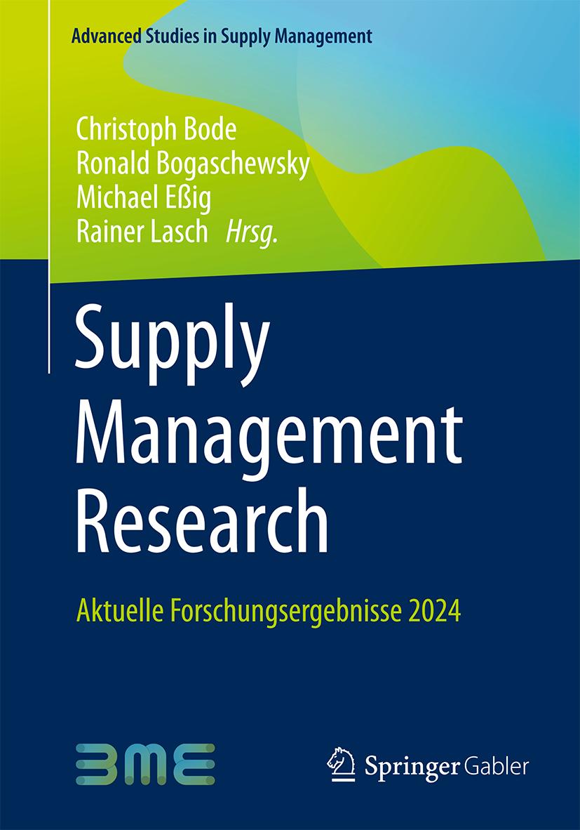 Book Supply Management Research Ronald Bogaschewsky