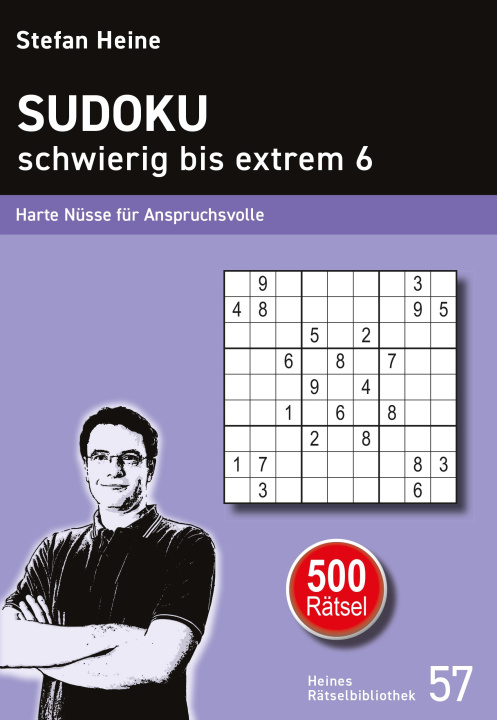 Book Sudoku schwierig bis extrem 6 Stefan Heine