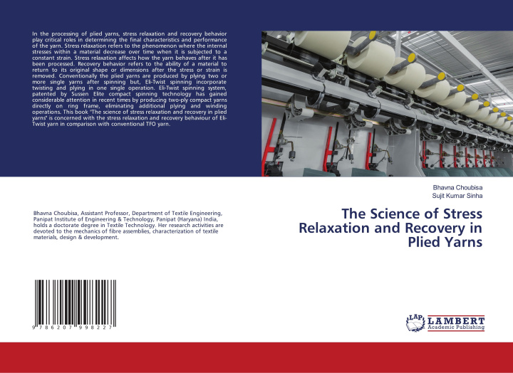 Boek The Science of Stress Relaxation and Recovery in Plied Yarns Sujit Kumar Sinha