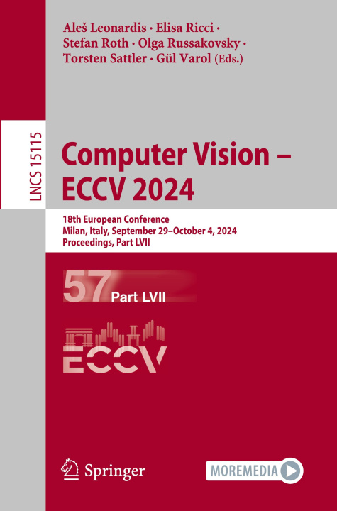 Knjiga Computer Vision - ECCV 2024 Ales Leonardis