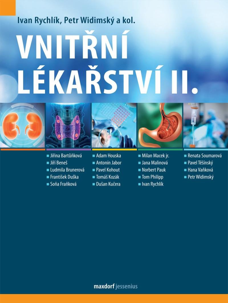 Książka Vnitřní lékařství II. díl 