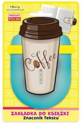 Boek Zakładka znacznik tekstu Coffee 