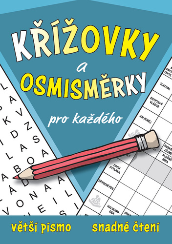 Kniha Křížovky a osmisměrky pro každého 
