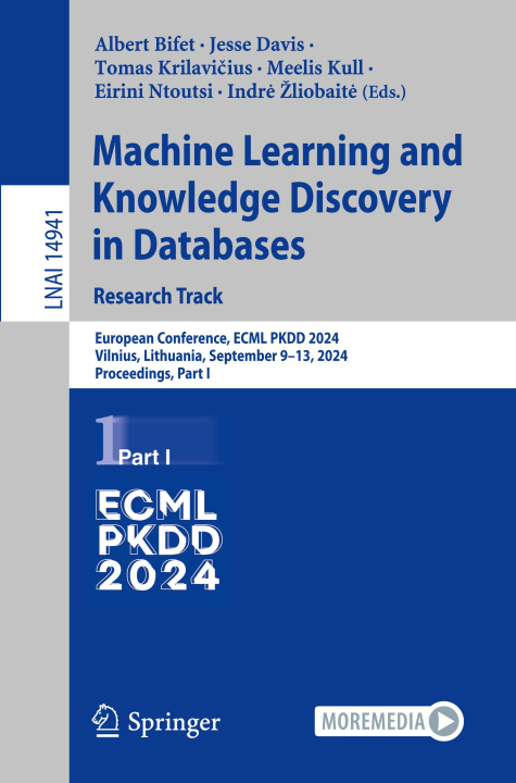 Buch Machine Learning and Knowledge Discovery in Databases. Research Track Jesse Davis