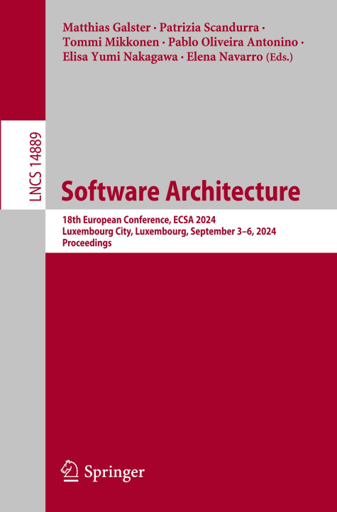 Książka Software Architecture Patrizia Scandurra