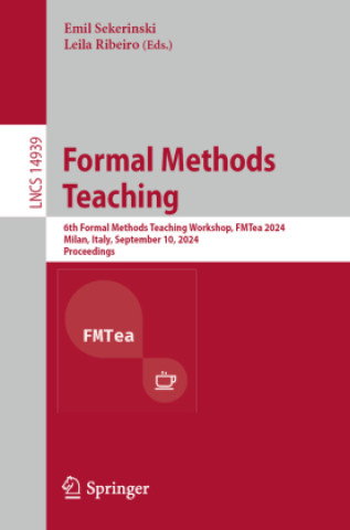 Knjiga Formal Methods Teaching Emil Sekerinski