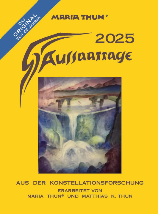 Knjiga Aussaattage 2025 Maria Thun 