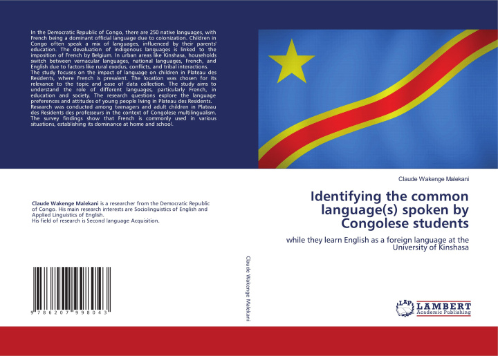 Libro Identifying the common language(s) spoken by Congolese students Claude Wakenge Malekani