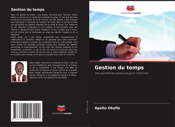 Knjiga Gestion du temps Apollo Okello