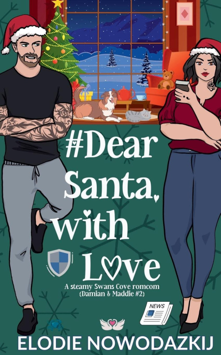 Libro # Dear Santa, With Love (Damian & Maddie #2) Elodie Nowodazkij