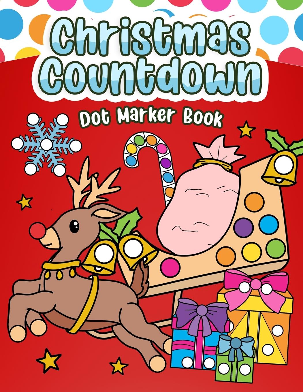 Buch Christmas Countdown Dot Marker Book Happy Kids Press