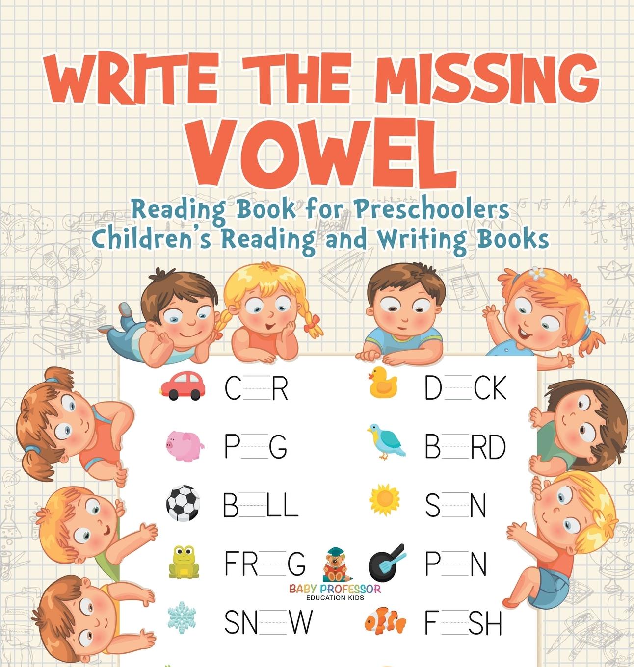 Knjiga Write the Missing Vowel Baby Professor