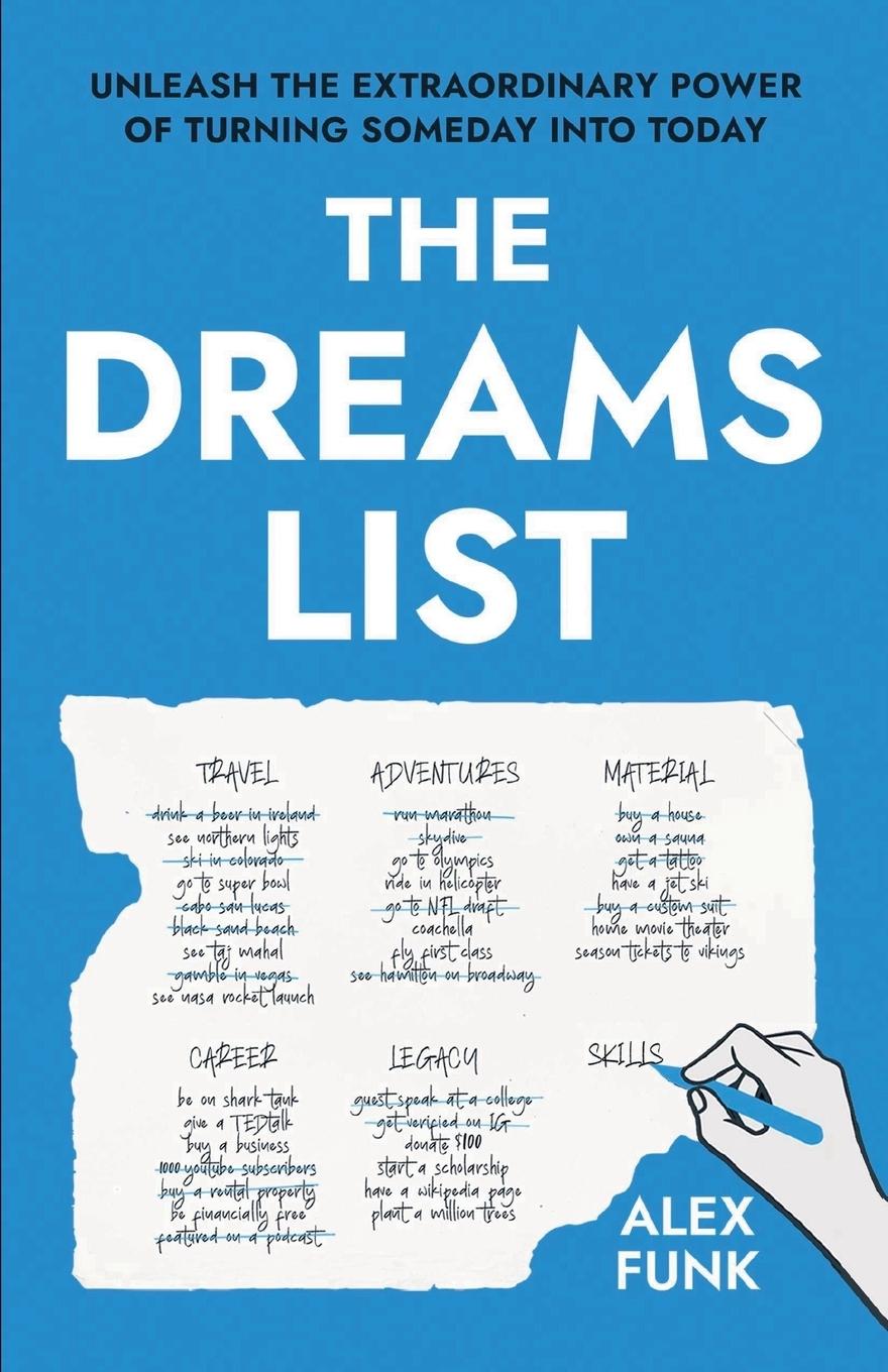 Knjiga The Dreams List Alex Funk