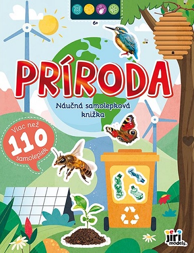 Kniha Príroda - Náučná samolepková knižka 6+ 
