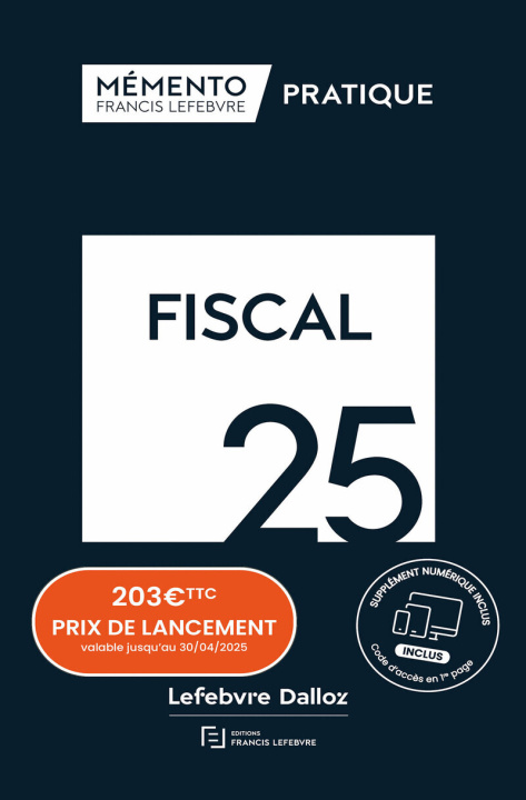 Kniha Mémento Fiscal 2025 Redaction Francis Lefebvre
