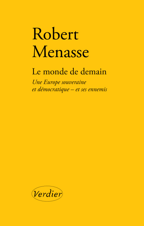 Knjiga Le monde de demain Menasse