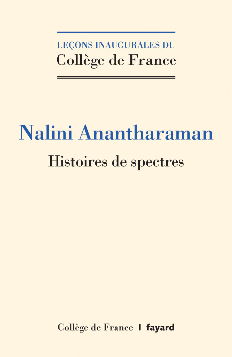 Knjiga HISTOIRES DE SPECTRES ANANTHARAMAN NALINI