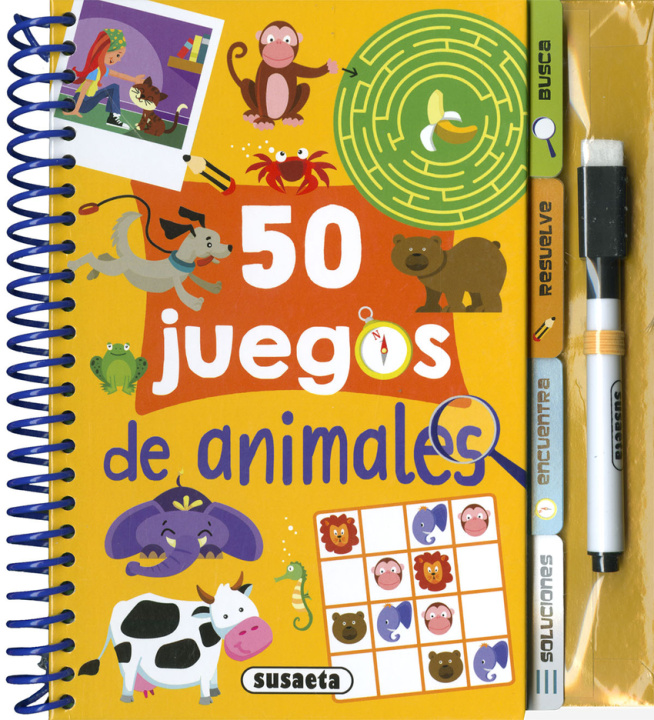 Boek 50 juegos de animales Dibujator