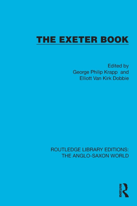 Buch The Exeter Book George Philip Krapp