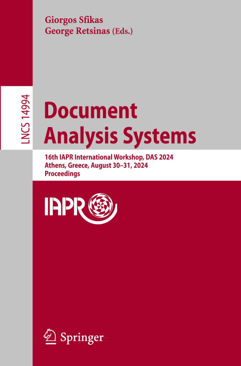 Knjiga Document Analysis Systems Giorgos Sfikas