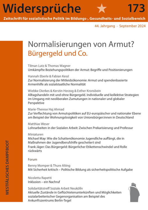Buch Armut, Bürgergeld, Normalisierung 